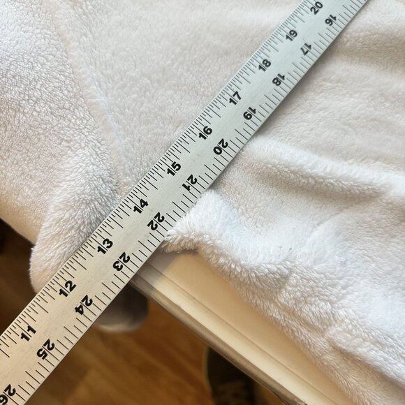 Charter Club Intimates Womens White Cozy Cardigan Large Pockets Loungewear - Picture 6 of 7